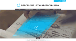 Desktop Screenshot of barcelonasynchrotronpark.com